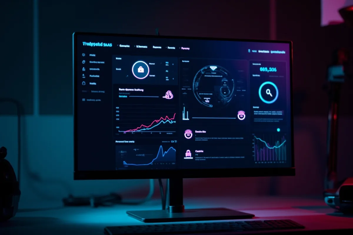 Dashboard SaaS en producción con métricas y seguridad